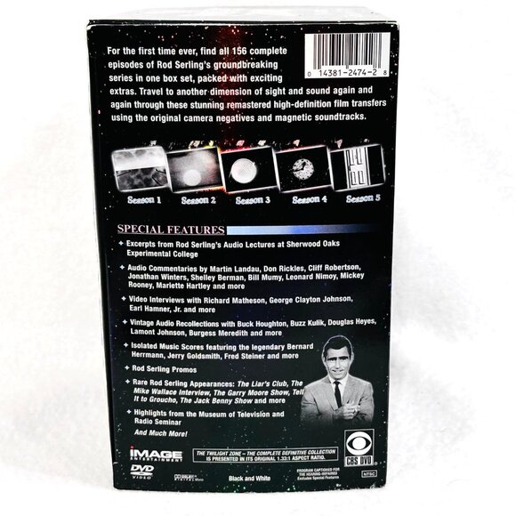 The Twilight Zone: The Complete Definitive Collection 28-DVD Set - Picture 4 of 14